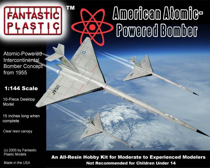 American Atomic-Powered Bomber Box Art