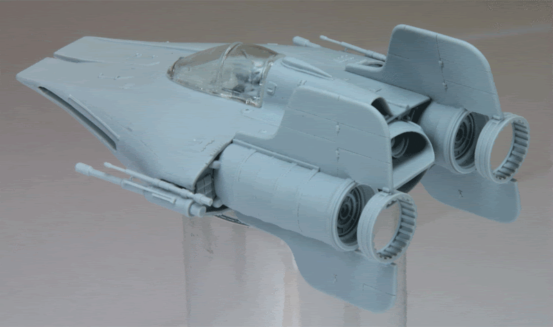 A-Wing Fighter Model