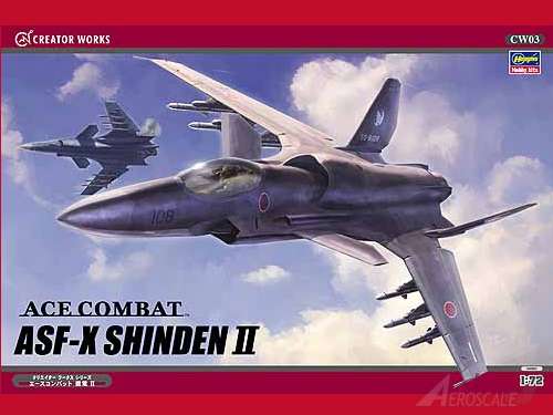 ASF-X Shinden II - Hasegawa Box Art