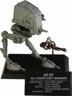 F-Toys AT-ST and Speeder Bike