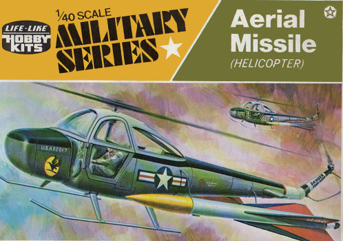 Aerial Missile Helicopter 1:40 Model Kit by Adams/Life-Like Hobby Kits
