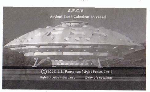 Ancient Earth Colony Vessel - Light Force Bag Art