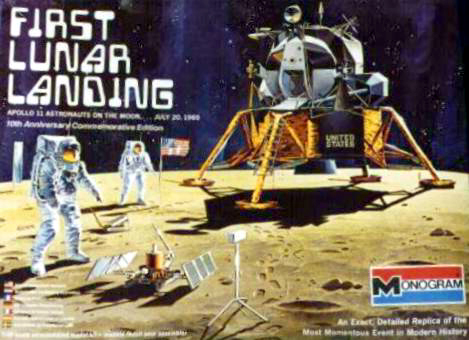 First Lunar Landing - Monogram Box Art
