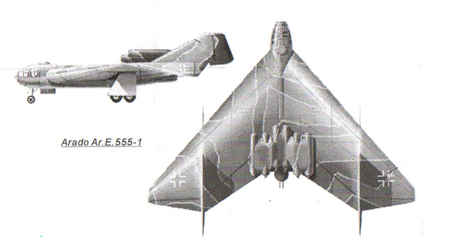 Arado Ar.E. 555-1 - Anigrand Bag Art