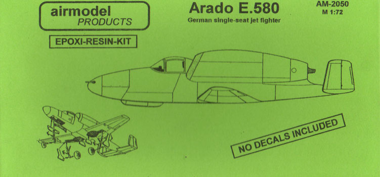 Arado E 580 - Airmodel Products Box Art