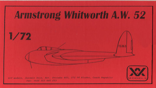 Armstrong Whitworth AW 52 Box Art