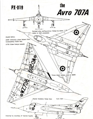 Avro 707A "Vulcan Wing" - Project X - Bag Art