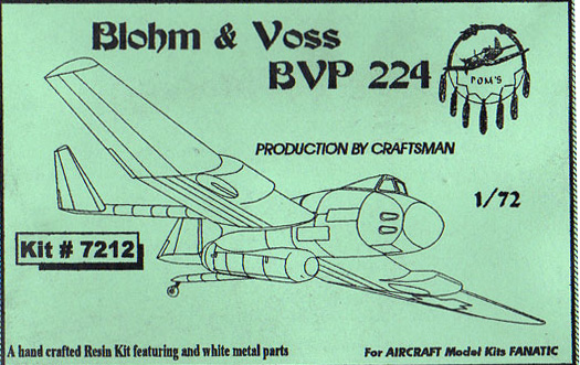 Blohm & Voss BVP.223 - Pend-Oreille Models - Box Art