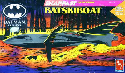 AMT Bat Ski  Boat Box Art