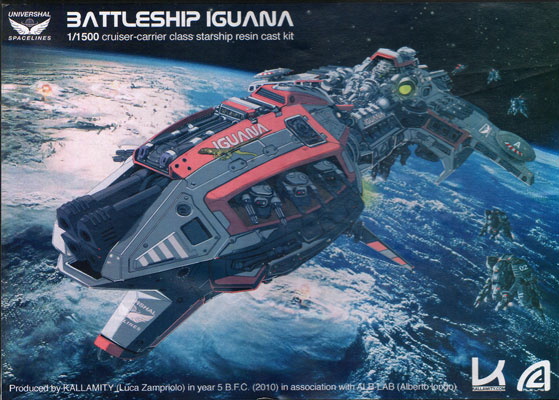 Battleship Iguana - Kallamity.com Box Art