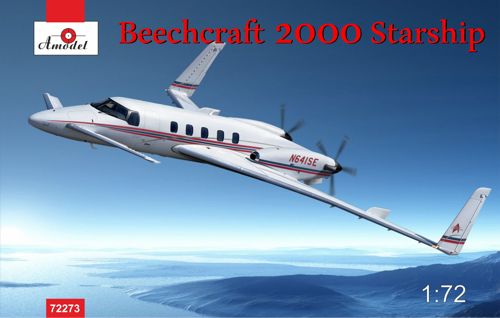 Beechcraft 2000 Starship - Amodel Box Art