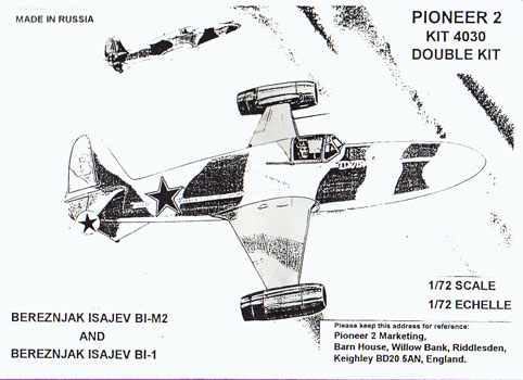 Bereznjak Isajev BI-M2 and Bi-1 - Pioneer 2 Box Art