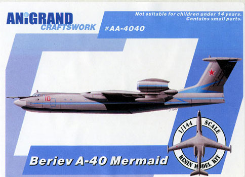 Beriev A-40 Mermaid Ekranoplan Box Art
