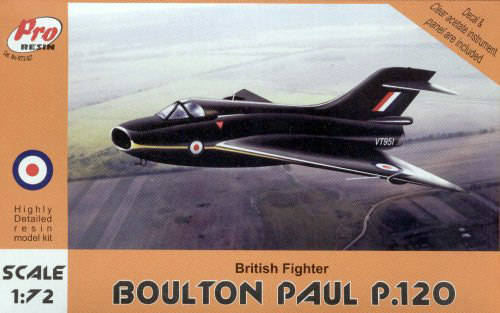 Boulton Paul P.120 - Pro Resin Box Art