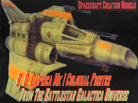Caprica MK1 Colonial Fighter - Spacecraft Creation Models Box Art