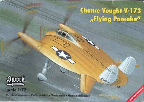 Chance-Vought V-173 Flying Pancake 1:72 Sword Box Art