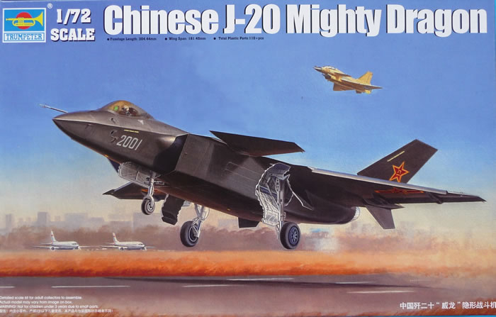 Chinese J-20 Mighty Dragon - Trumpeter Box Art