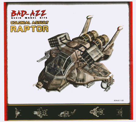 Colonial Assault Raptor - Bad-Azz Models Box Art