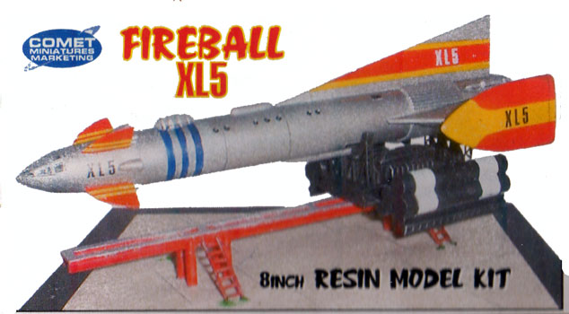 Fireball XL-5 Comet Miniatures Box Art