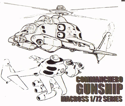 Macross Commanchero Gunship Box Art