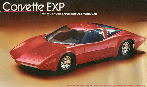 Corvette EXP - Lindberg Box Art