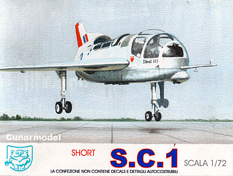 Short S.C. 1 VTOL Cunarmodels Box Art