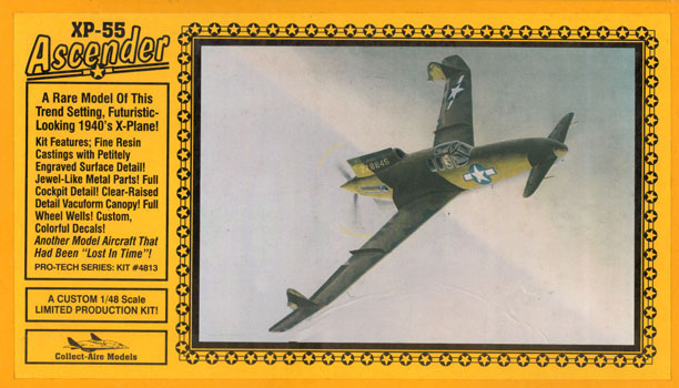 Curtiss XP-55 Ascender - Collect-Aire Models Box Art