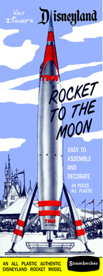 Disneyland Rocket-to-the-Moon - Strombecker - Original Box Art