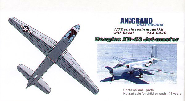 Douglas XB-43 Jetmaster - Anigrand Box Art