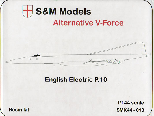 English Electric P.10 - S&M Models Box Art