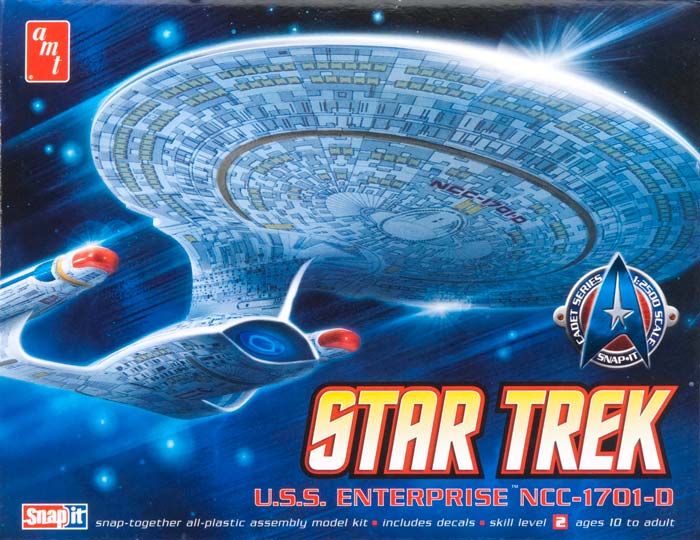 U.S.S. Enterprise D - 1:2500 - AMT Box Art