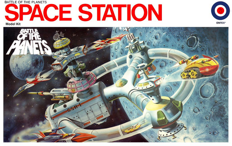 "Battle of the Planets" Space Station Entex Box Art
