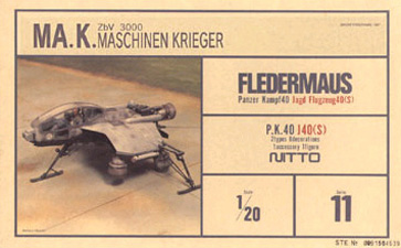 PK-40 Fledermaus - Nitto -Box Art