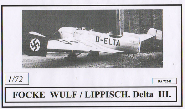 Focke Wulf/Lippisch Delta III Dujin Bag Art