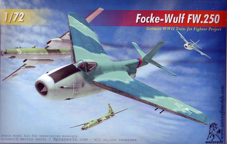 Focke-Wulf 250 - Unicraft Box Art