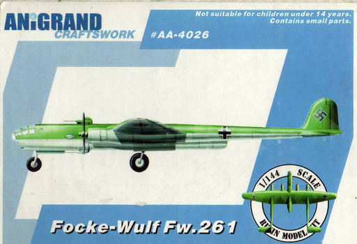 Focke-Wulf Fw.261 - Anigrand Box Art