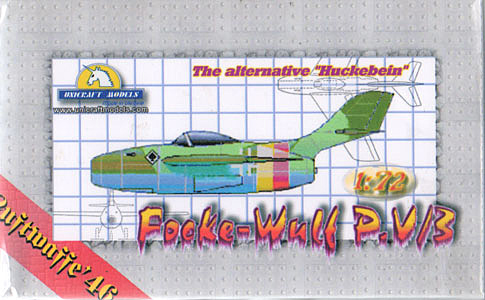 Focke-Wulf P.V/3 - Unicraft Box Art