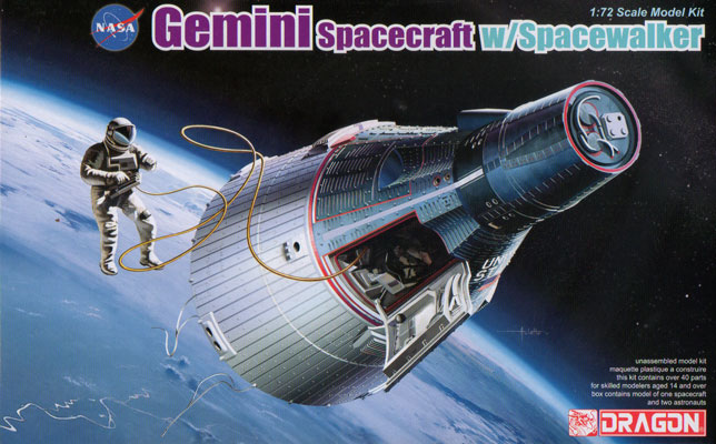 Gemini Spacecraft w/Spacewalker - Dragon Box Art