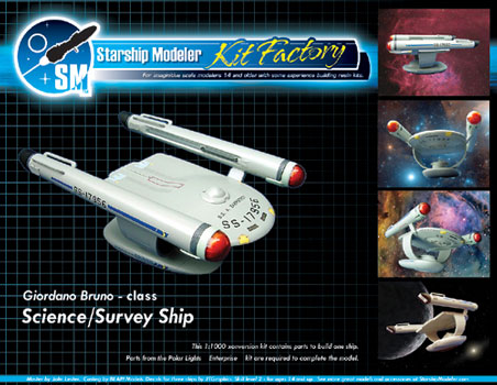 Giordano Bruno-Class Science/Survey Ship - Starship Modeler Box Art