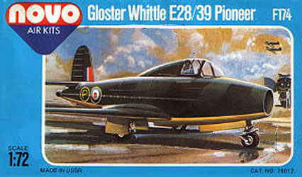 Gloster Whittle E/28/39 Pioneer Frog Box Art
