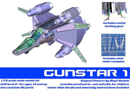 Gunstar - Black Sun Models Box Art