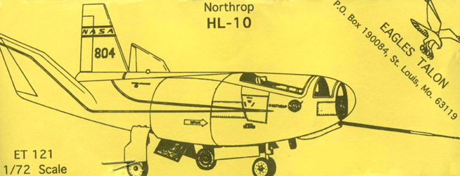 Northrop HL-10 Lifting Body Eagles Talon Bag Art