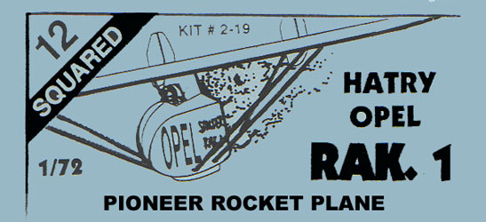 Hatry Opel RAK 1 Rocket Plane Bag Art