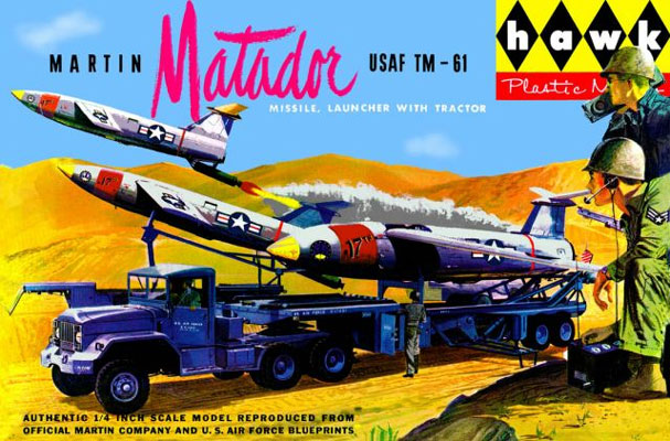 Martin Matador Missile - Hawk Box Art