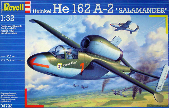 Heinkel He.162 A-2 "Salamander" - Revell Box Art