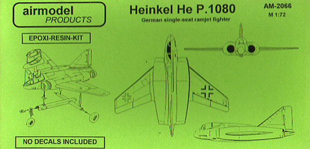Airmodel Heinkel He P. 1080 Box Art
