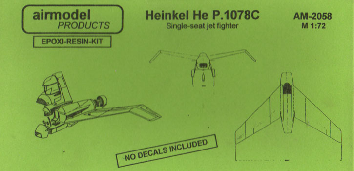 Heinkel He P.1078C - Airmodel Box Art
