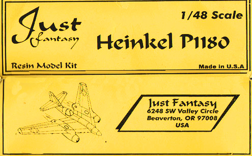 Heinkel P.1180 Just Fantasy Bag Arg