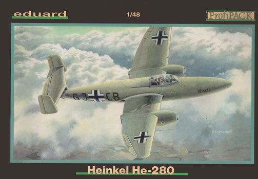 Heinkel He-280 Eduard Box Art