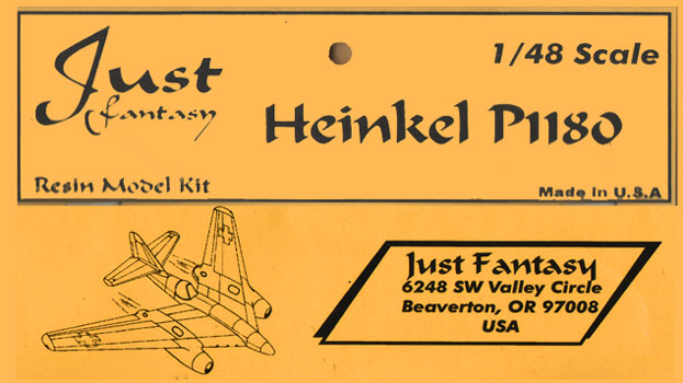 Heinkel P.1180 - Just Fantasy Bag Art
